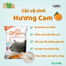 Cát vệ sinh - OSTECH CAT LOVER hương CAM 5L