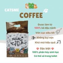 Cát vệ sinh đậu nành CATSME - Mùi Cà Phê 