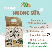 Cát vệ sinh đậu nành CATSME - Mùi Than Hoạt Tính