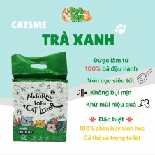 Cát vệ sinh đậu nành CATSME - Mùi Trà Xanh