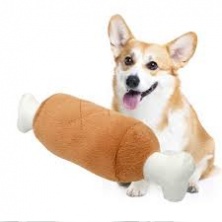 Đồ choi đùi gà quấn xương cho chó mèo