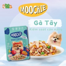 Pate MOOCHIE dành cho chó - Kiểm soát cân nặng - Vị Gà Tây túi 85G