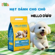 Hạt cho chó HELLO DOG - Vị thịt bò - Bao 5KG