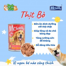 Pate cho chó MCKELLY - Vị Thịt Bò 400g 