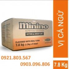 Combo 6 gói thức ăn mèo Minino gói 1,3kg