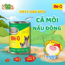 Pate Me-O dành cho mèo - Vị Cá mòi nấu đông lon 400G