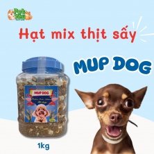 [ HẾT HÀNG ] Hạt cho chó Mup Dog Mix thịt sấy 1Kg