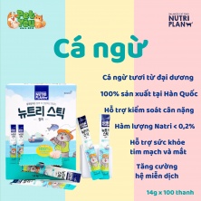 Súp thưởng cho mèo NUTRI PLAN - Vị Cá Ngừ (Hộp 100 que) 