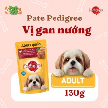 Pate Pedigree dành cho chó trưởng thành - Vị gan nướng 130g