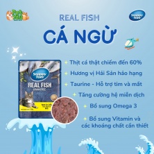 Pate cho mèo - SNAPPY TOM REAL FISH vị Cá Ngừ 85g