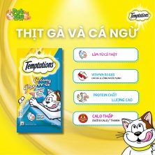 Súp thưởng Temptations dành cho mèo - Vị Cá ngừ và thịt gà