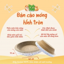 Bàn cào hình tròn cho mèo