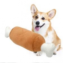 Đồ choi đùi gà quấn xương cho chó mèo