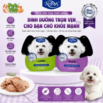 Pate AMNA 100G Cho Chó – Thịt Tươi Nguyên Chất Giàu Protein