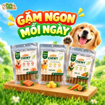 Xương Gặm Que Dẻo Dog Like Chewy Cho Chó - Túi 80G
