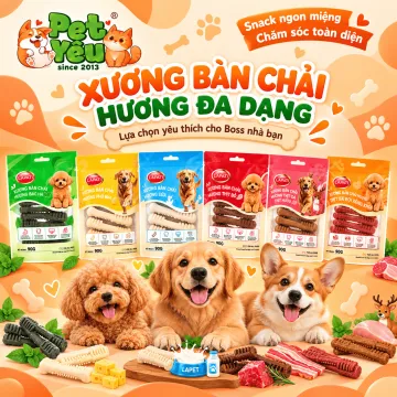 Xương Gặm Cho Chó INU LAPATI – Hỗ Trợ Sạch Răng, Bổ Sung Canxi