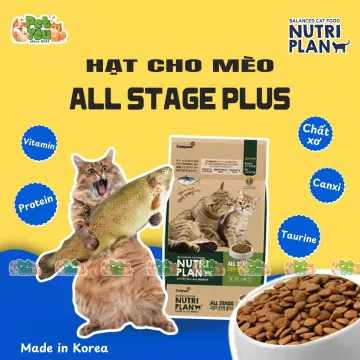 Thức ăn dành cho mèo Nutri Plan - xuất xứ Hàn Quốc