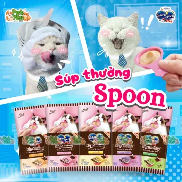 Súp thưởng cho mèo SILVER SPOON dạng thìa 
