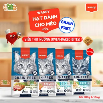 Hạt Wanpy Grain-Free cho mèo mọi lứa tuổi