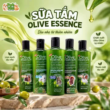 Sữa Tắm Olive Essence Thái Lan Cho Chó Mèo Chiết Xuất Dầu Olive 450ML