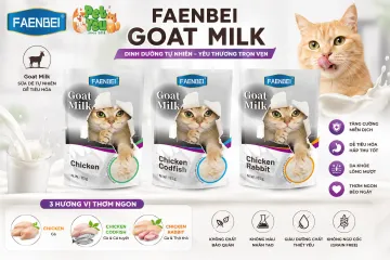 Pate sữa dê cho mèo từ 3 tháng tuổi FAENBEI - Túi 85G