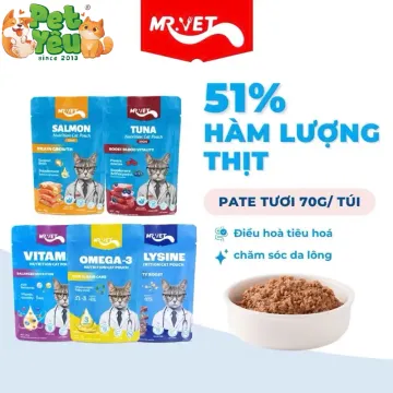 Pate cho mèo MR.VET - Gói 70G 