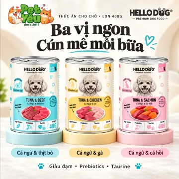 Pate Hello Dog Dành Cho Chó Mọi Lứa Tuổi - Lon 400G