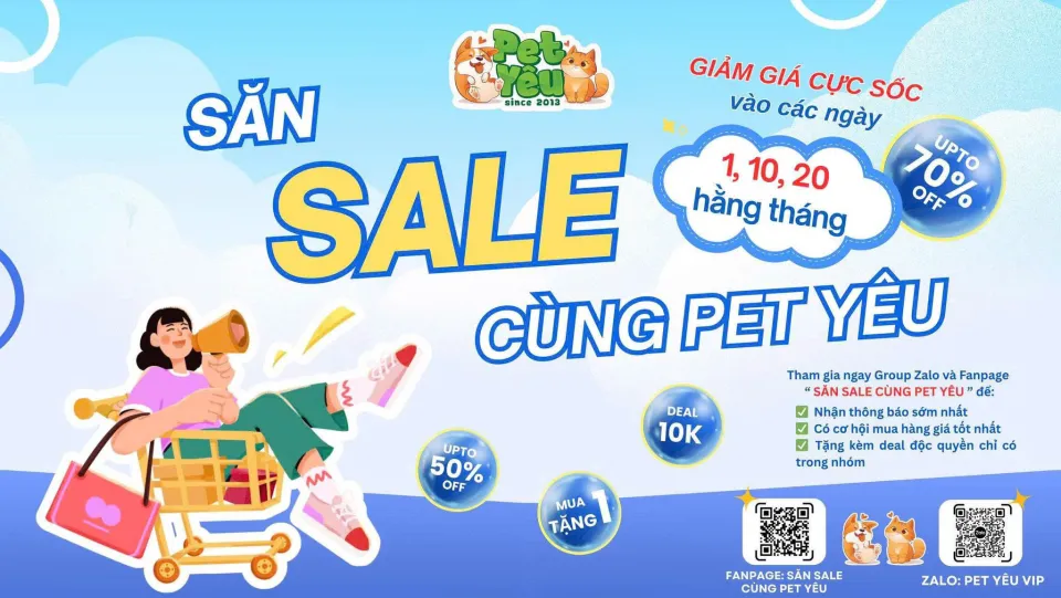 Khuyến mãi Pet Shop