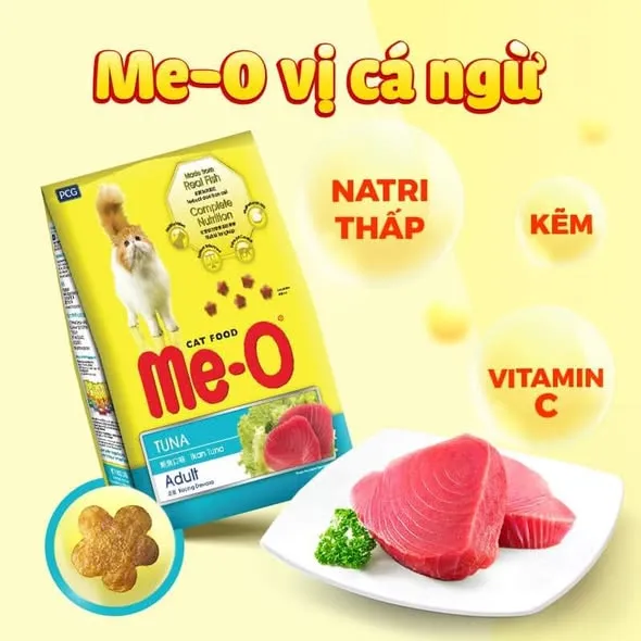 Thức ăn hạt Me-O dành cho mèo ( Túi 350Gr)