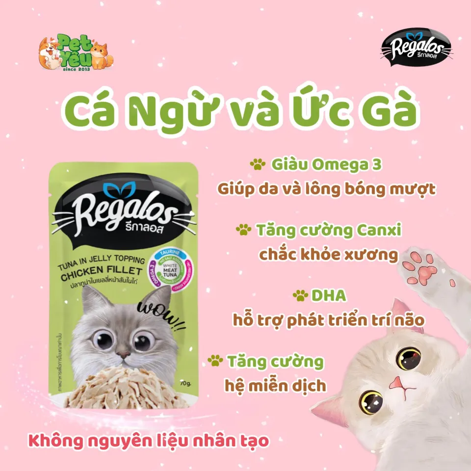 Pate Regalos cho mèo -70G