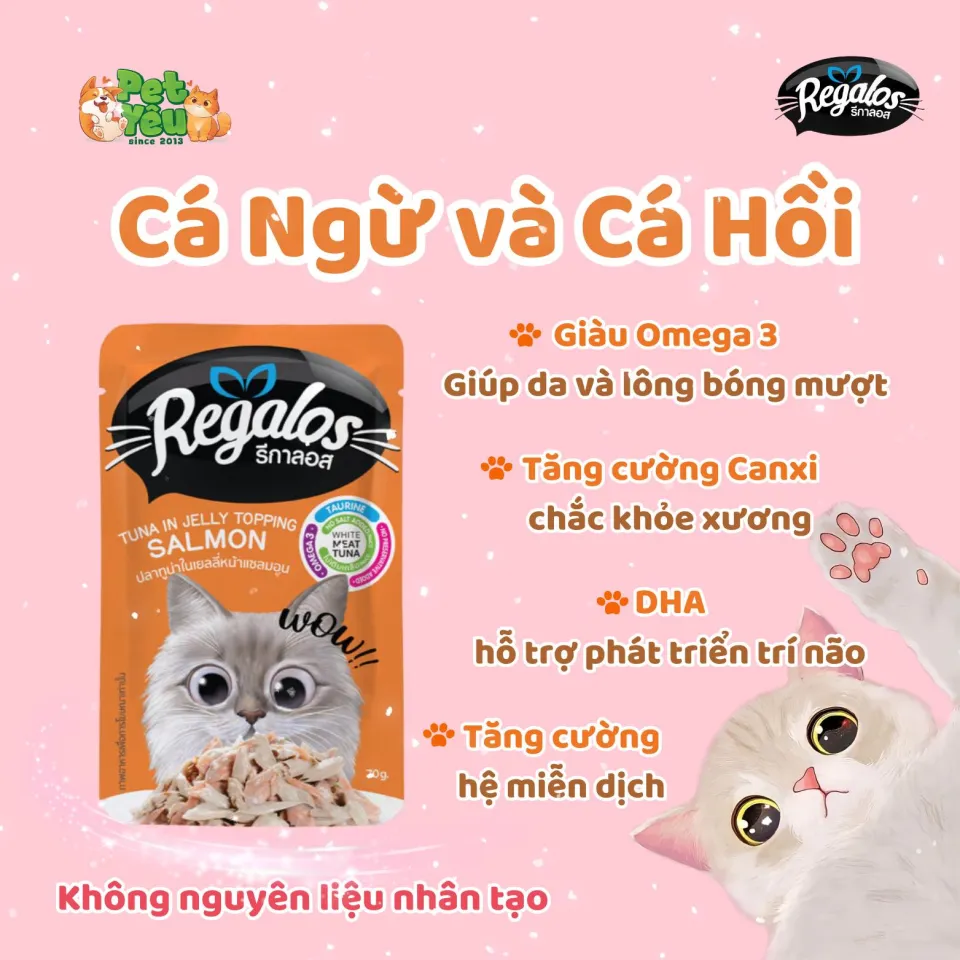 Pate Regalos cho mèo -70G