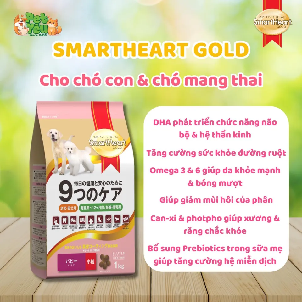 Thức ăn hạt SmartHeart Gold dành cho chó
