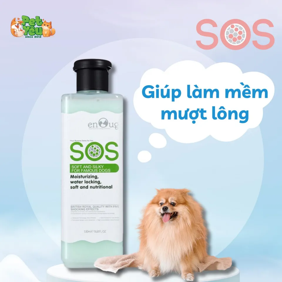Sữa tắm SOS dành cho chó & mèo - Chai 530ML