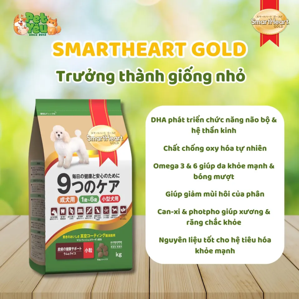 Thức ăn hạt SmartHeart Gold dành cho chó