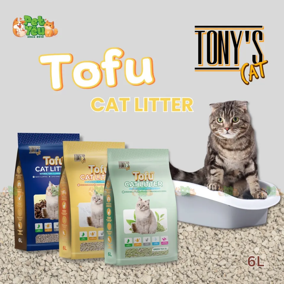 Cát đậu nành TONY'S TOFU Túi 6L