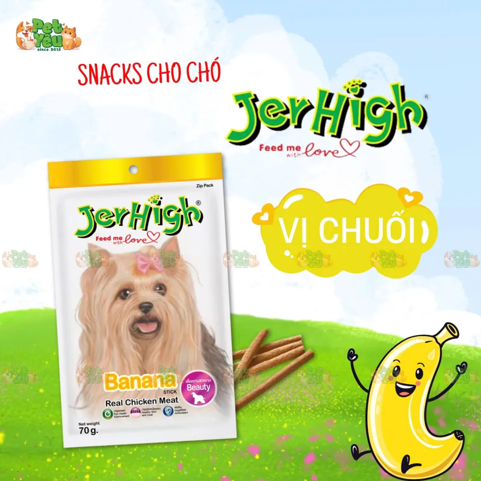 Snack JERHIGH cho chó - 70G