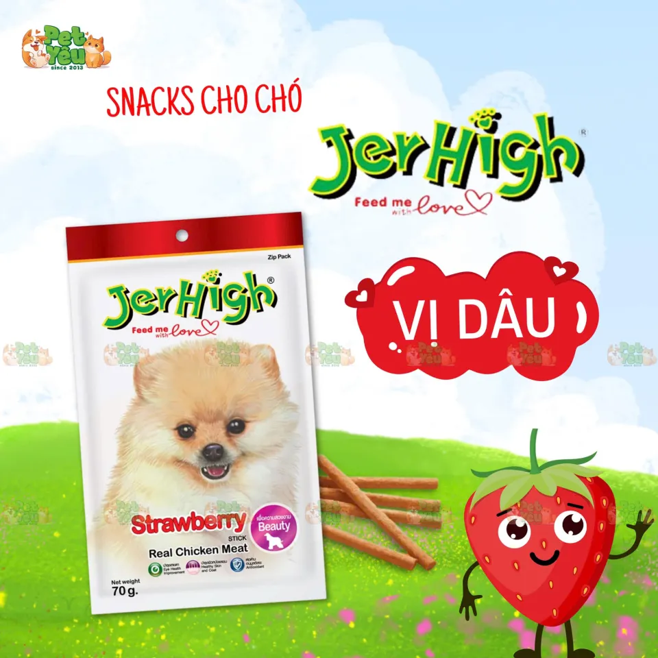 Snack JERHIGH cho chó - 70G