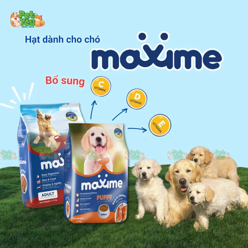 Thức ăn hạt dành cho chó Maxime đến từ Philippines