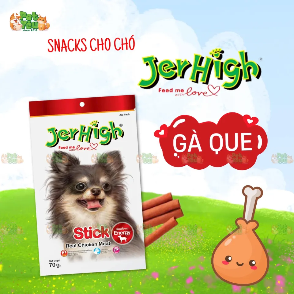 Snack JERHIGH cho chó - 70G