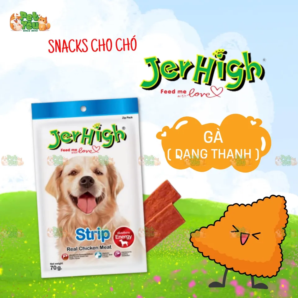 Snack JERHIGH cho chó - 70G