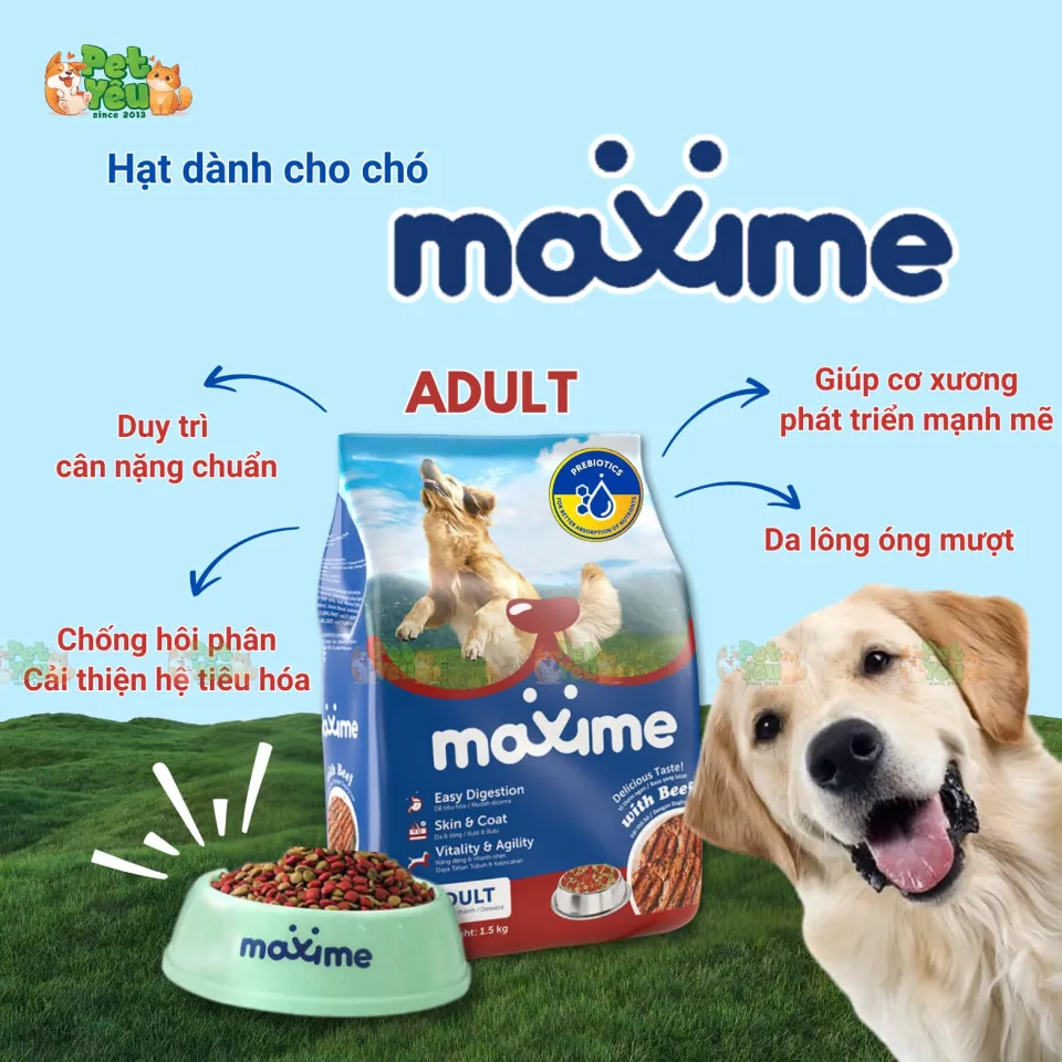 Thức ăn hạt dành cho chó Maxime đến từ Philippines