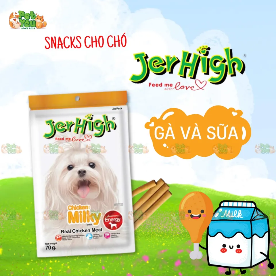 Snack JERHIGH cho chó - 70G