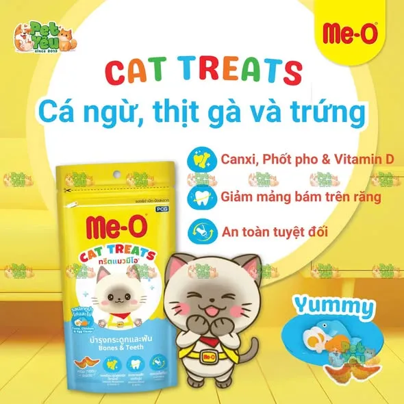 Bánh thưởng dành cho mèo ME-O 50G