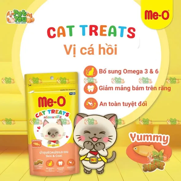 Bánh thưởng dành cho mèo ME-O 50G