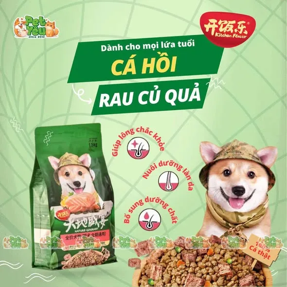 Hạt dành cho chó Kitchen Flavor- Nature Gourmet
