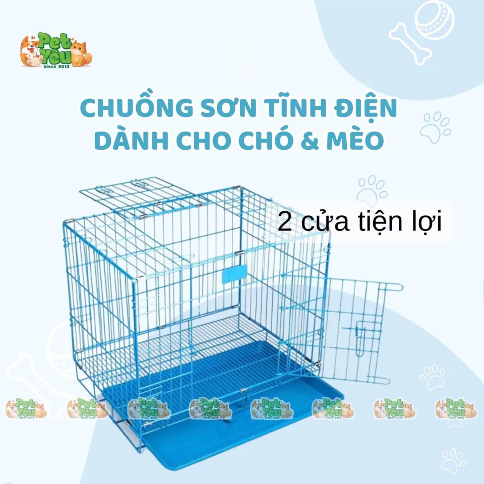 Chuồng Tĩnh Điện dành cho chó & mèo đủ size