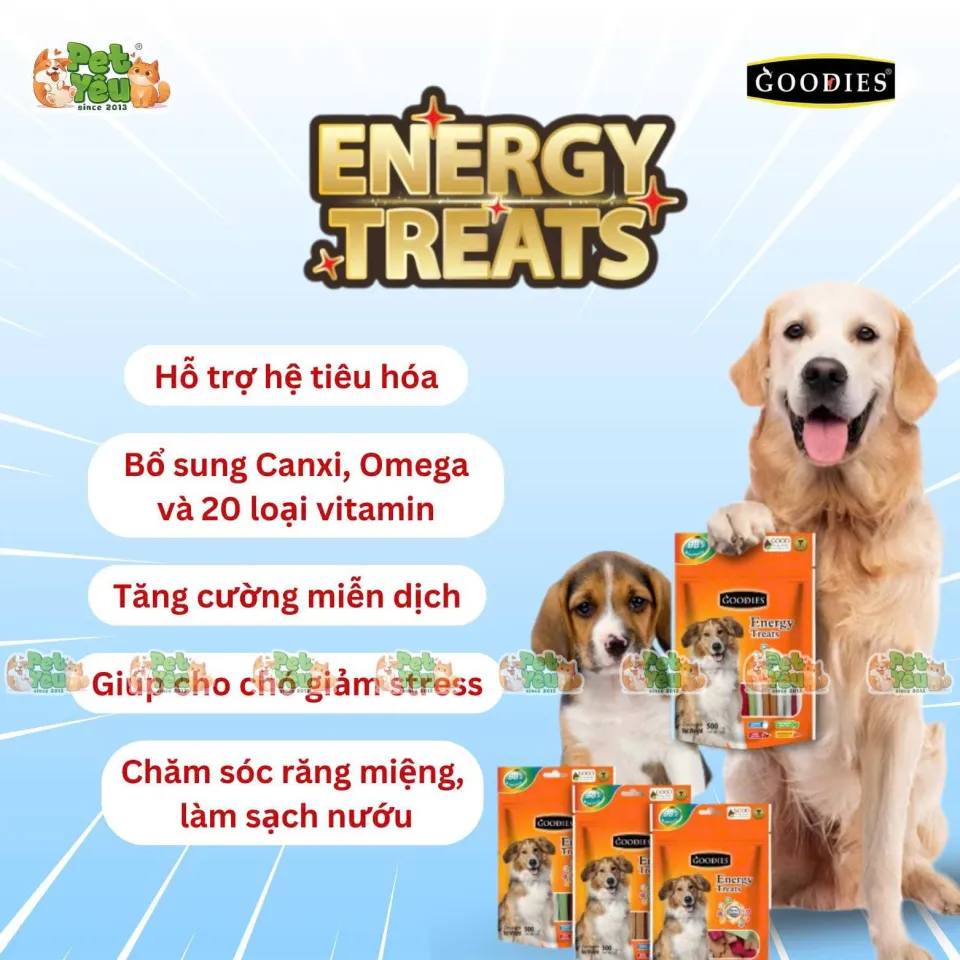 Snack cho chó GOODIES ENERGY TREATS 