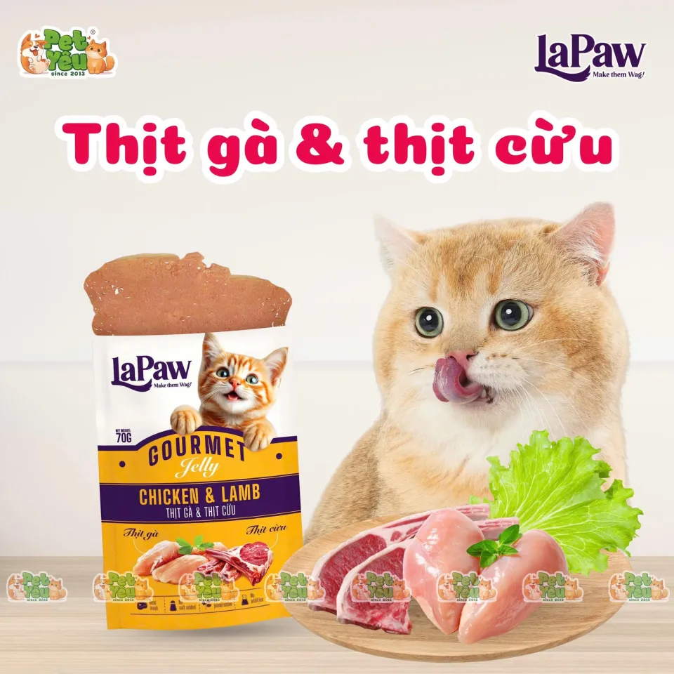 Pate cho mèo LaPaw 70G