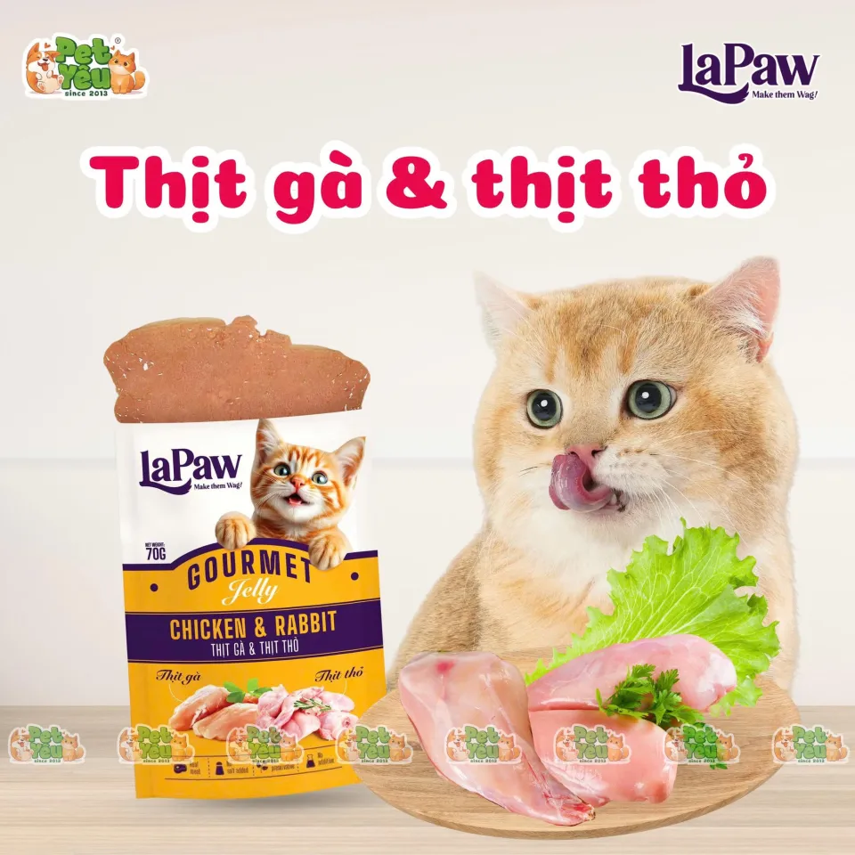 Pate cho mèo LaPaw 70G