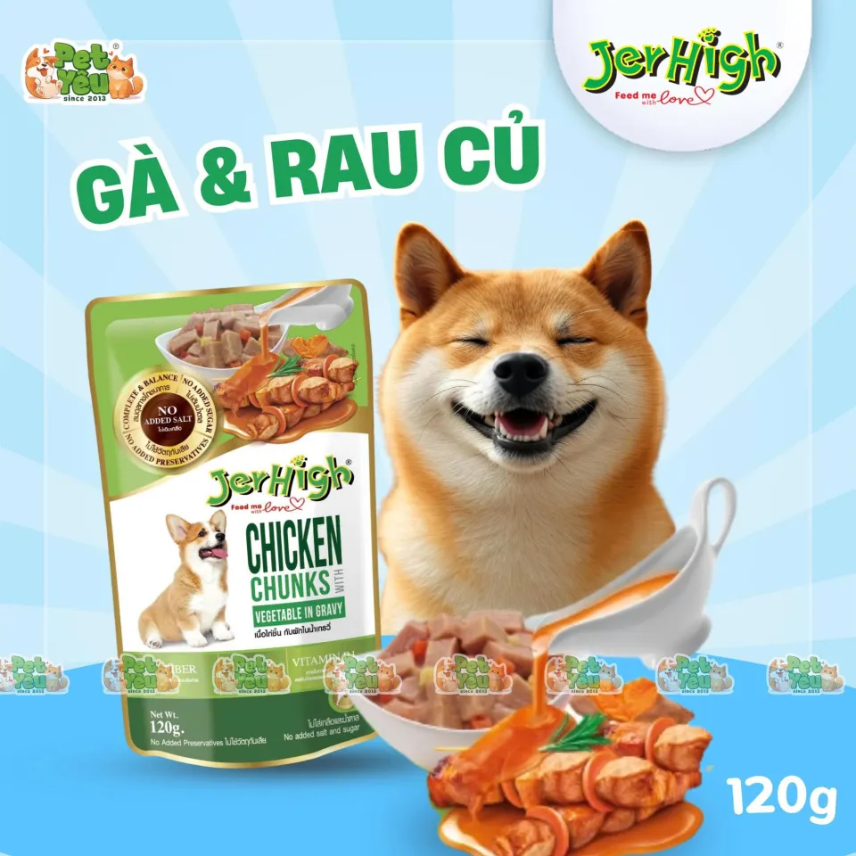 Pate cho chó JERHIGH
